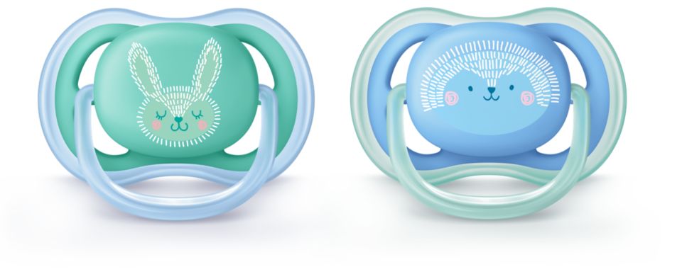 A light, breathable pacifier