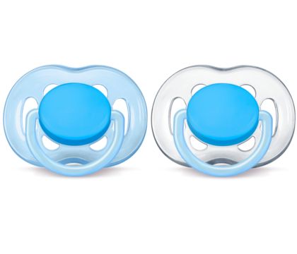 Philips Avent Freeflow Pacifier, 0-6 months, (Colors May Vary), 2 pack,  SCF178/23 