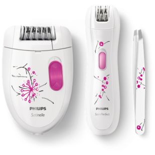 Satinelle Essential Epilator, mali epilator, pinceta