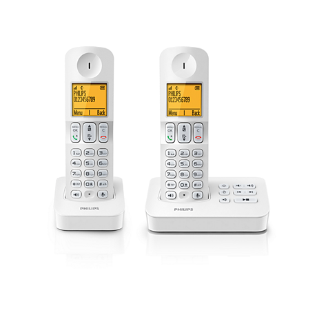 D4052W/05  Cordless phone with answering machine