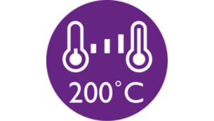 Ajuste digital de la temperatura que se adapta a tu tipo de pelo