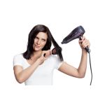 Cabello liso y brillante de forma sencilla