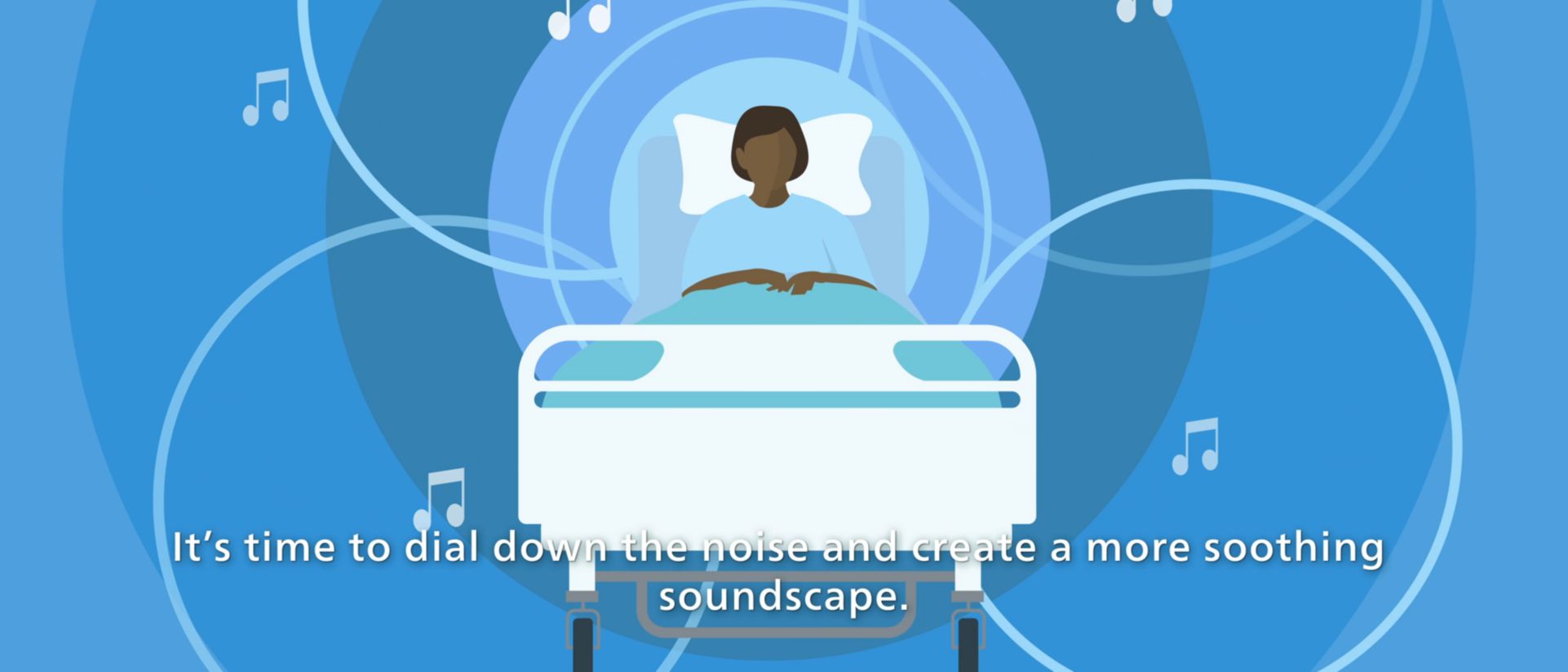 animated patient in bed