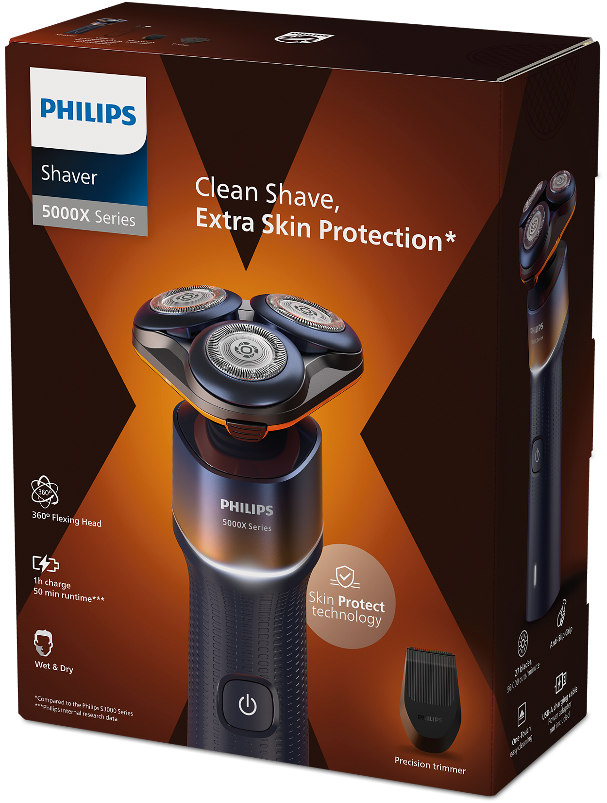 Shaver 5000X series ウェット&ドライ電気シェーバー X5012/05 Shaver 5000X series ウェット&ドライ電気シェーバー X5012/05