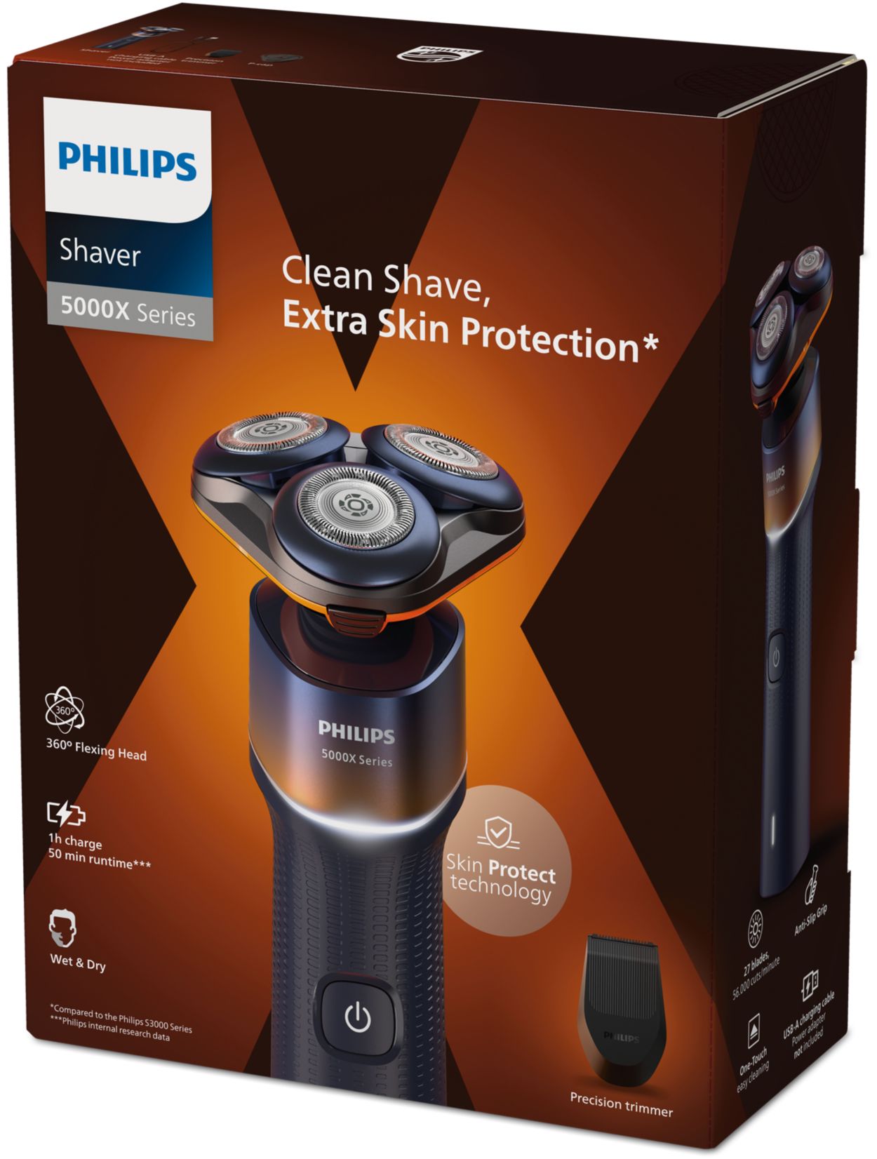 Shaver 5000X series Wet & dry electric shaver X5012/05 | Philips