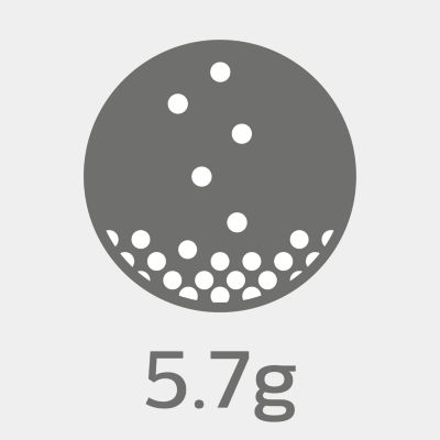 5.7-g ultra lightweight design provides ultimate comfort*