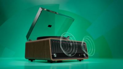 Incredibly powerful sound from built-in speakers