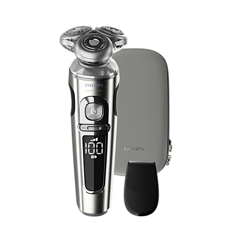 SP9820/18R1 Shaver S9000 Prestige Máquina de barbear elétrica a húmido e seco renovada