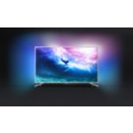 4K UHD ултратънък LED телевизор, работещ с Android