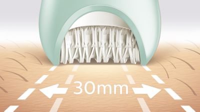 Cabezal extra ancho de depiladora