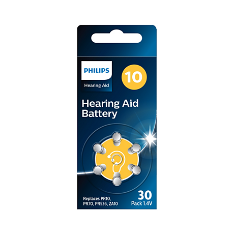 ZA10BX30/00 Minicells Batterij