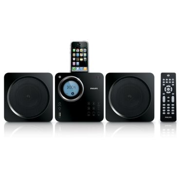 Microsistema de música tipo cubo