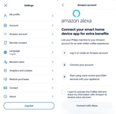 Alexa menu