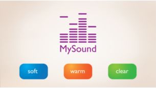 MySound profiles to match your sound preference