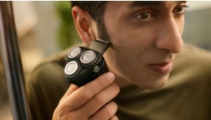 Pop-up trimmer for your moustache and sideburns