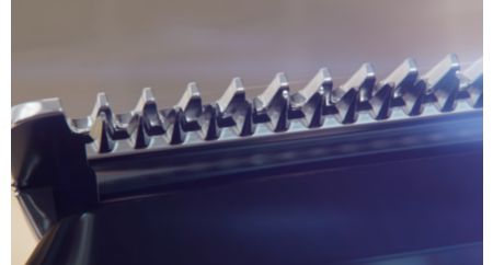 Maximum precision with 2x more blades