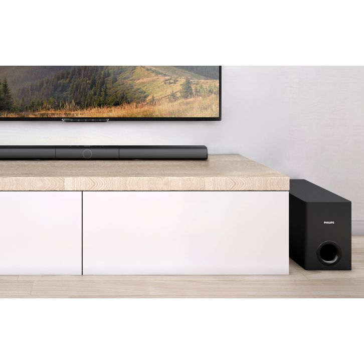 Unmatched voice clarity from 3.1 channels of sound