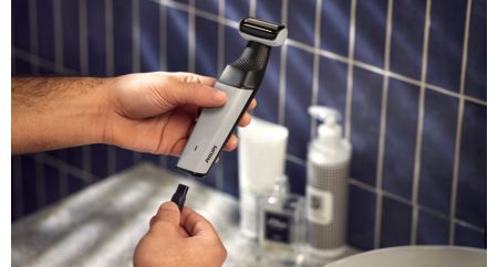 Philips BODYGROOM Series 3000 Afeitadora corporal suave con la piel y apta  para la ducha