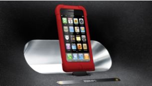 Conecta cualquier iPhone o iPod a la base sin tener que sacarle la funda