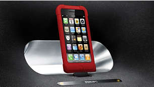 Dock any iPod/iPhone, even in its case