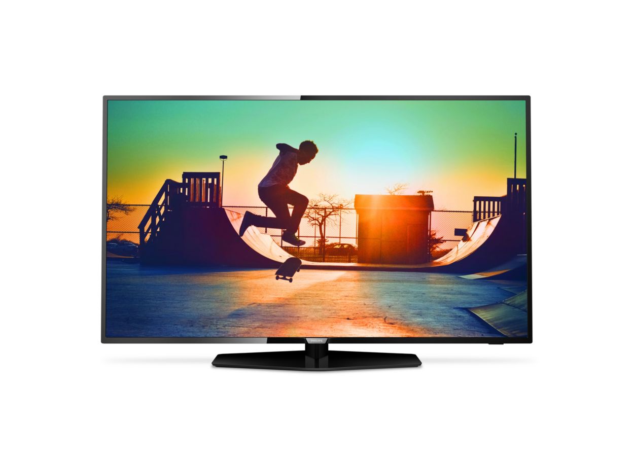 Ultraflacher 4K Smart LED-Fernseher