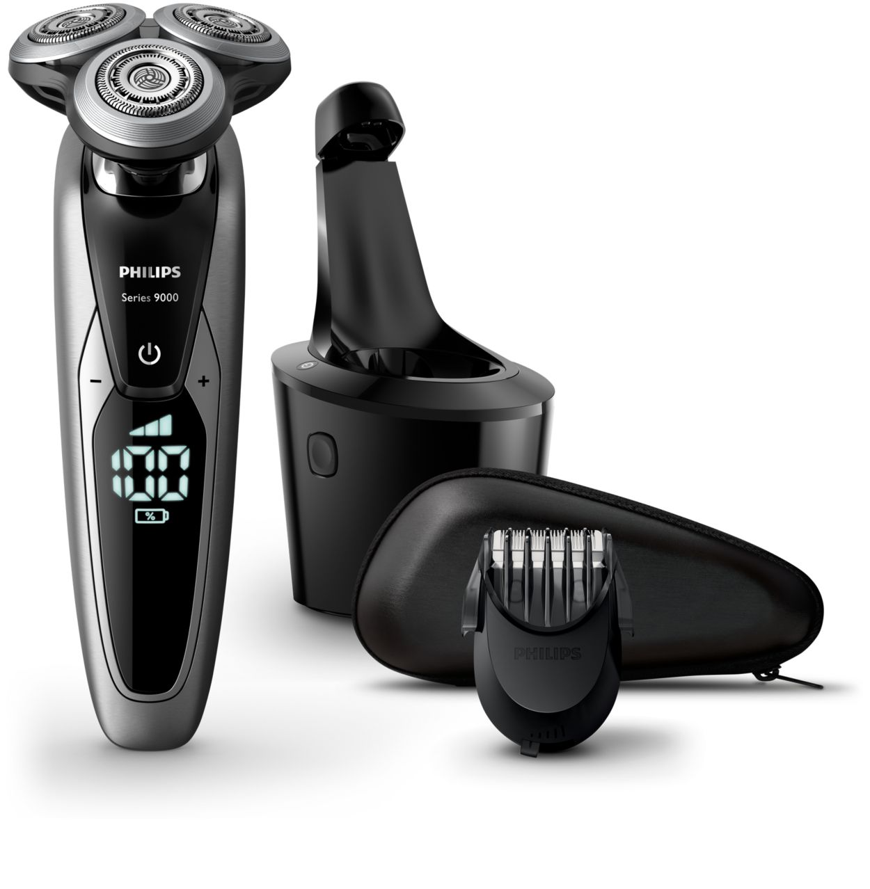 Shaver series 9000 Wet and dry electric shaver S9711/23 | Philips