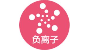 负离子养护令秀发亮泽、柔顺