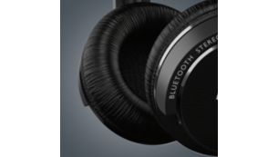 Soft ear cushions for long listening comfort