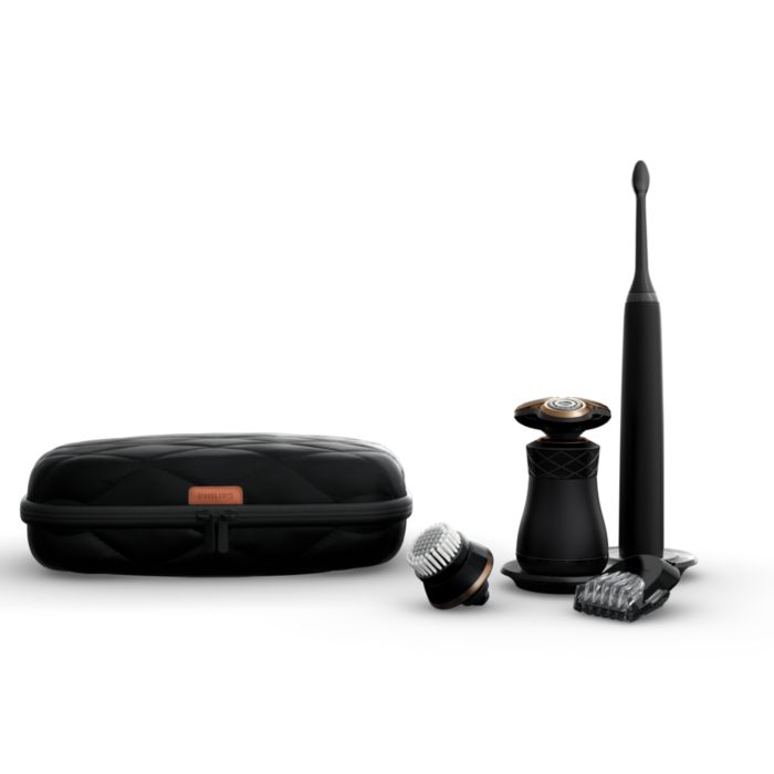 Norelco Premium men's care kit electric shaver and toothbrush