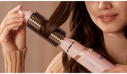 Szczotka z wysuwanymi ząbkami o średnicy 30 mm do tworzenia wyraźnych fal