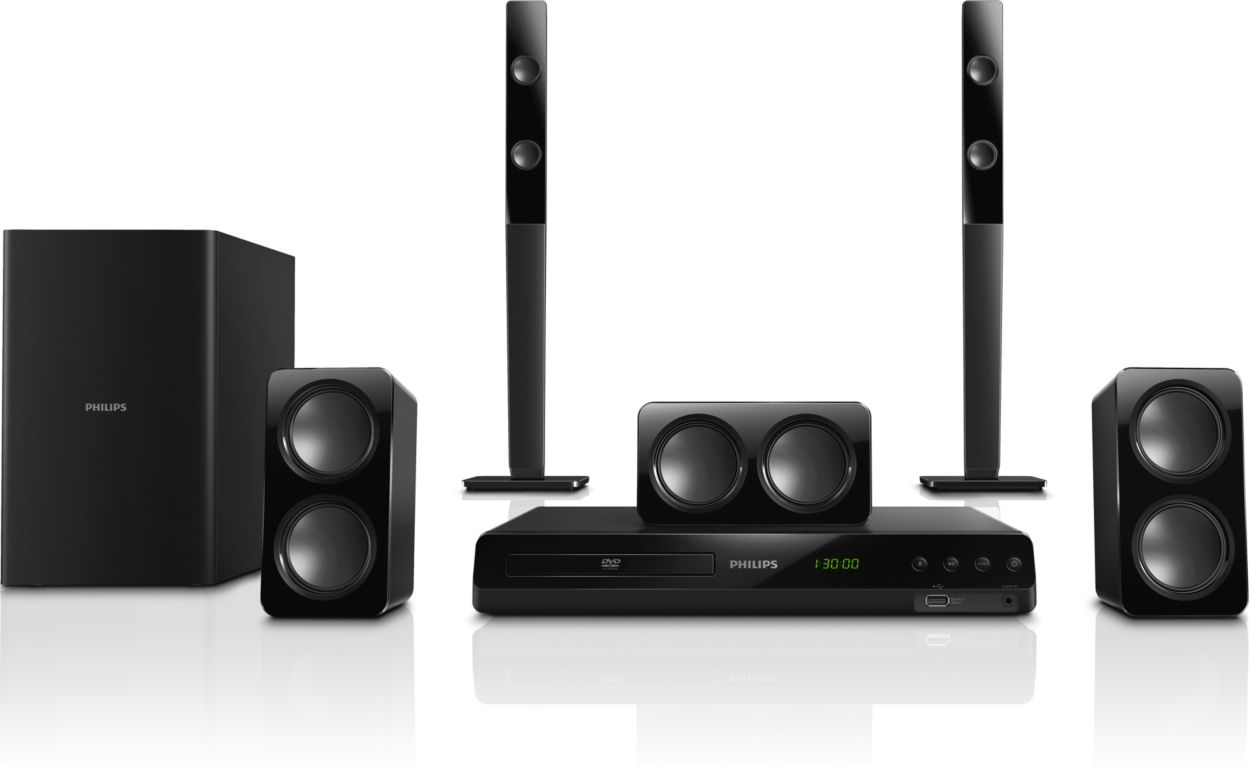 Krachtige Surround Sound uit compacte luidsprekers