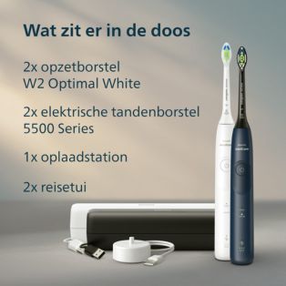 Sonicare Series 5500 Oplaadbare tandenborstel