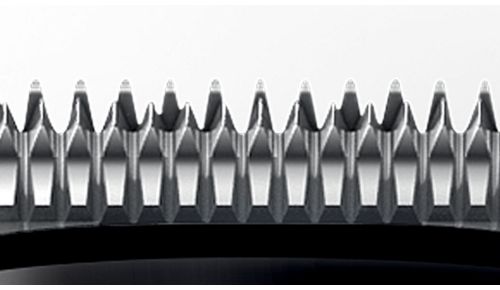 Hautschonende, abgerundete Spitzen für eine glatte Haut