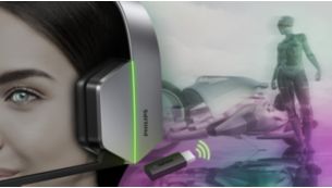 La tecnología inalámbrica 2,4 G ofrece un audio para juegos fiable y sin pérdidas