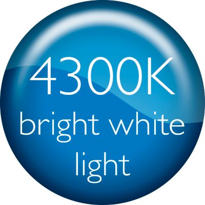 CrystalVision 4300K bright white light for style upgrade