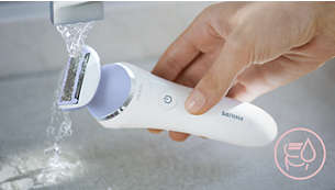 Wet & Dry -laitetta voi käyttää myös suihkussa tai kylvyssä
