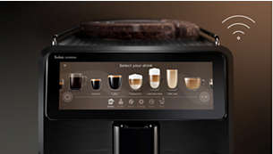 Vernetzen Sie Ihren Kaffeevollautomaten mithilfe des integrierten WLANs