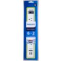 Comporte six prises secteur et deux ports USB