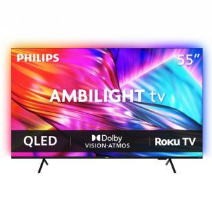 7985 Series Ambilight TV 55 inch AMBILIGHT TV QLED UHD Roku TV