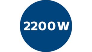 Μοτέρ 2200 Watt που παράγει μέγιστη απορροφητική ισχύ 500 Watt