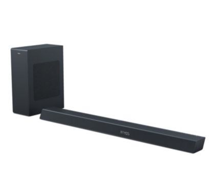 Philips soundbar with store subwoofer