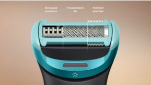 Patented cutting technology to be gentle on skin