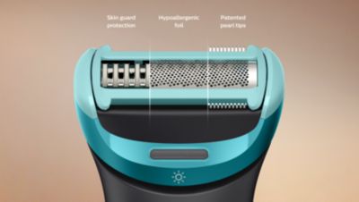 Patented cutting technology to be gentle on skin