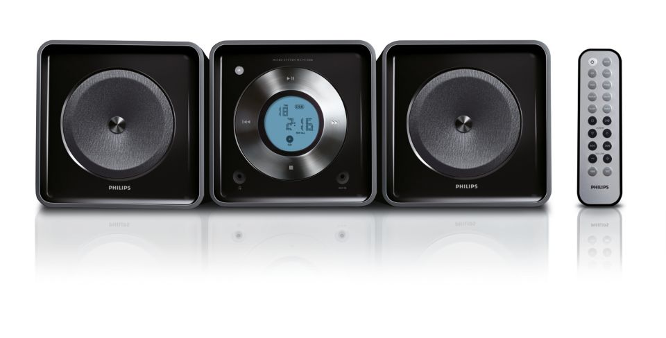 Compact audio system to match your lifestyle