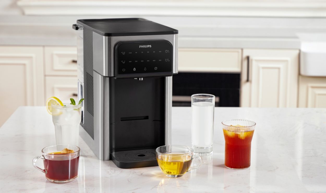 Philips Water Station - Distributeur D'Eau Chaude Filtrée 2,2L Avec 6 Températures Et Écran Tactile