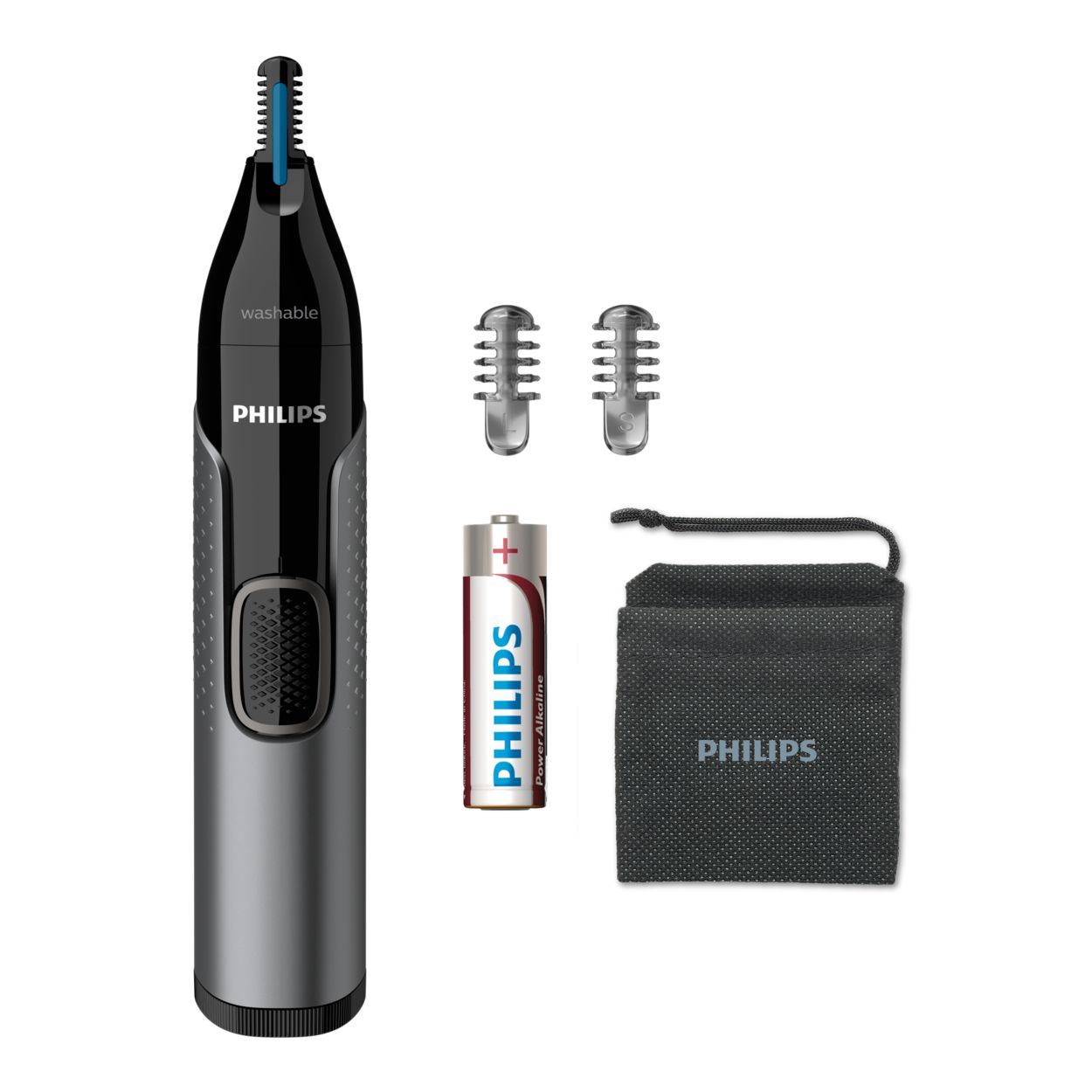 Philips Nose Trimmer Series 3000 Washable nose ear and eyebrow