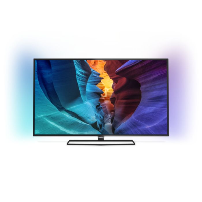 دقة 4K UHD، شاشة رفيعة، تلفزيون LED TV مشغّل بواسطة Android