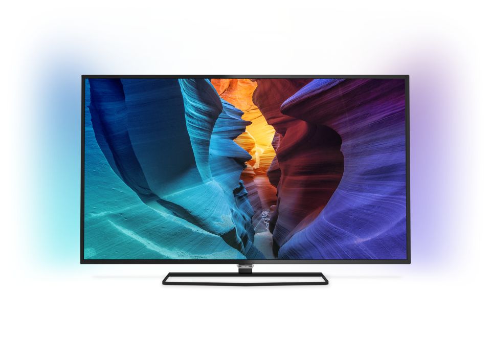 دقة 4K UHD، شاشة رفيعة، تلفزيون LED TV مشغّل بواسطة Android