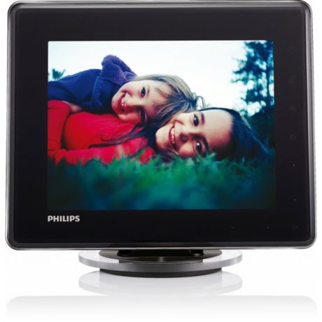 SPH8008/12  Digital PhotoFrame med batteri