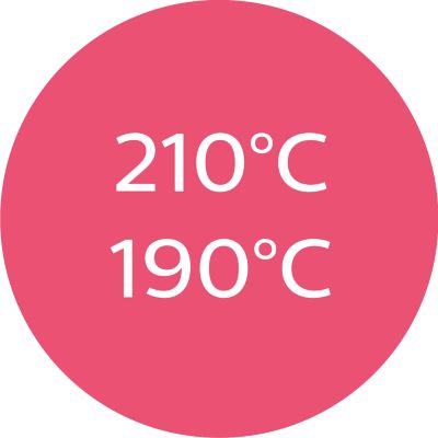Extra care and control with 2 temperature settings